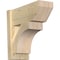 Ekena Millwork Westlake Slat Rough Sawn Outlooker, Douglas Fir, 8"W x 18"D x 18"H OUT08X18X18WTL06RDF - alternate 1
